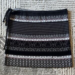 Icelandic Design Chloe Fair Isle Wool Blend Mini Skirt - Size L